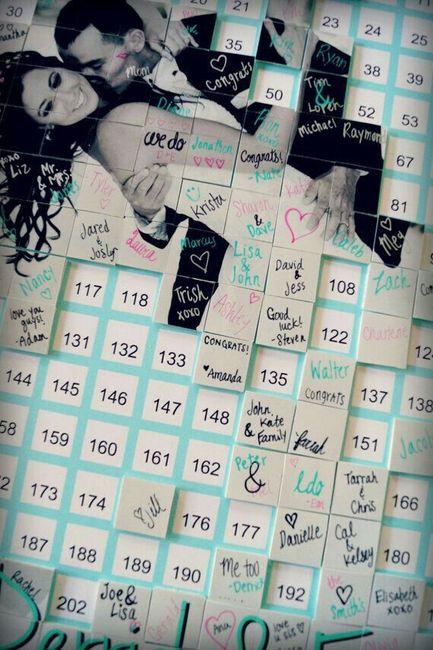 Me encantaron estas ideas de libros de firmas  ¡comparto! - 2