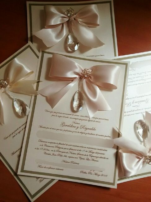  por fin mis Invitaciónes!! - 2
