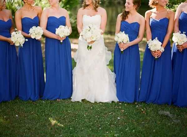 Damas azul