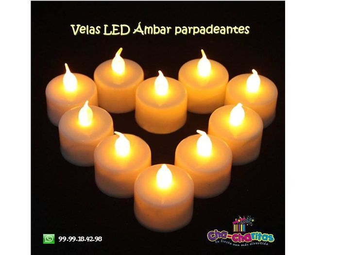 Velas Led para decoración