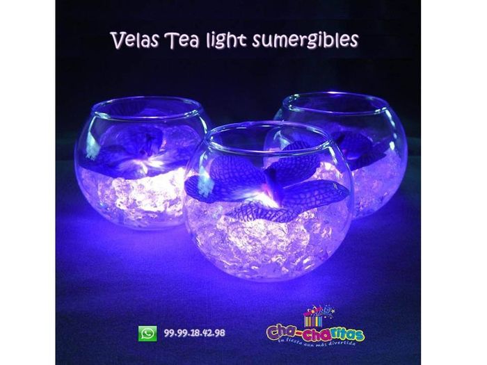 Velas Tea Light Sumergibles