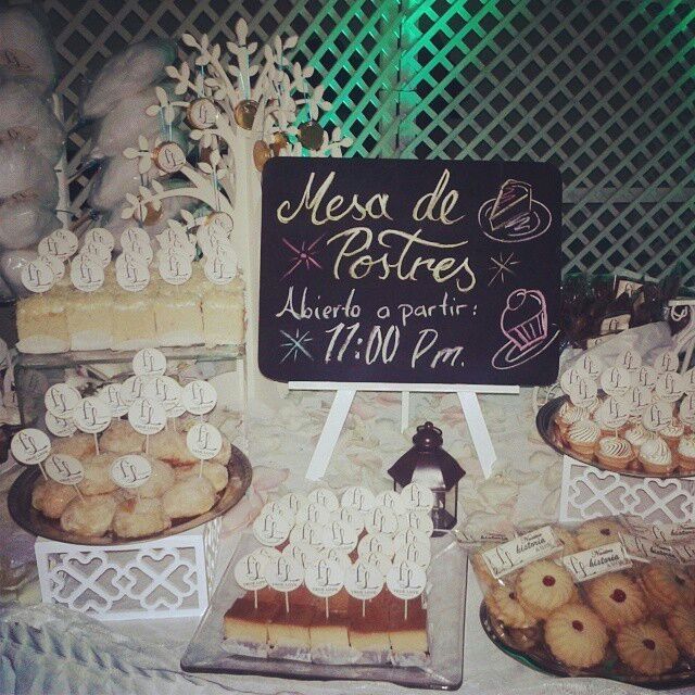 Mesa de postres