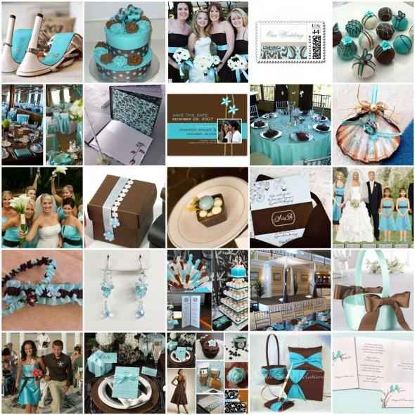Tema Azul Turquesa-Chocolate