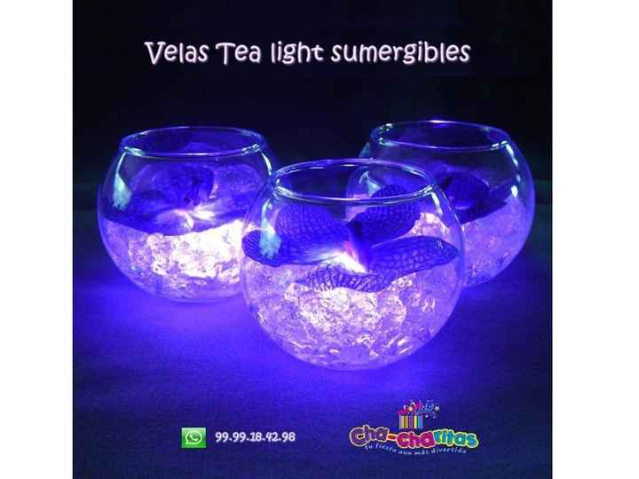 Velas Tea Light Sumergibles
