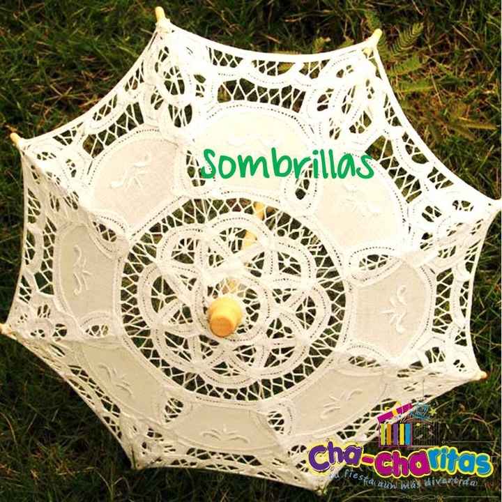 Sombrilla para sesión de fotos
