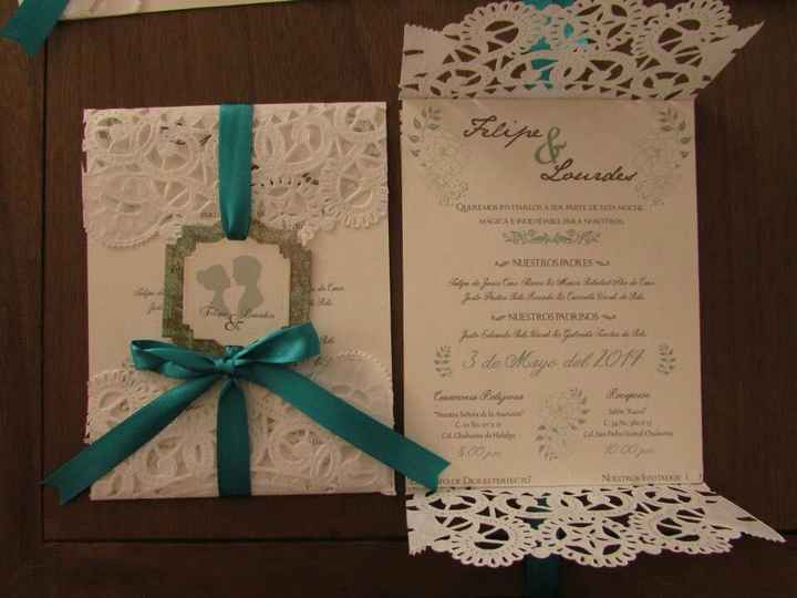 Invitaciones de boda vintage