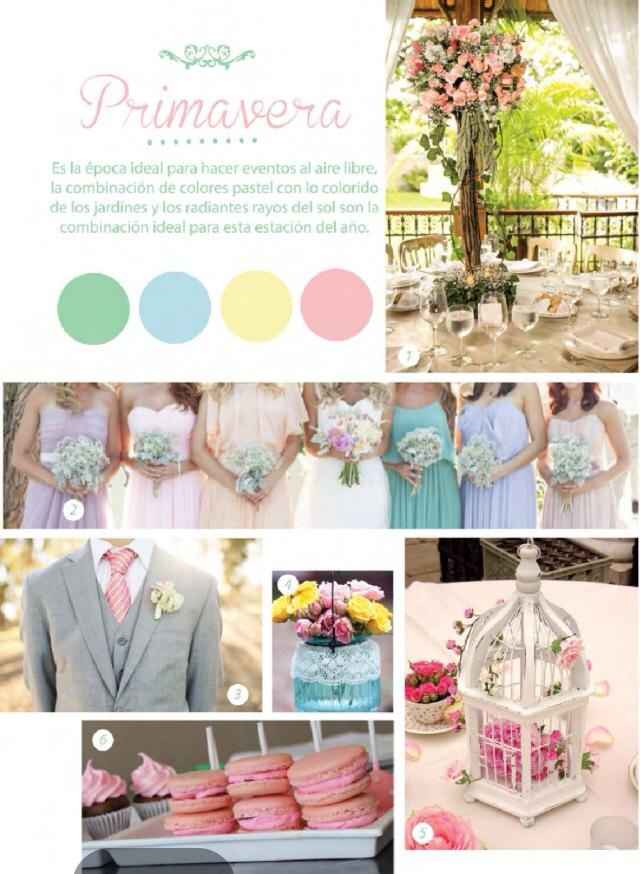Paleta de colores PRIMAVERA