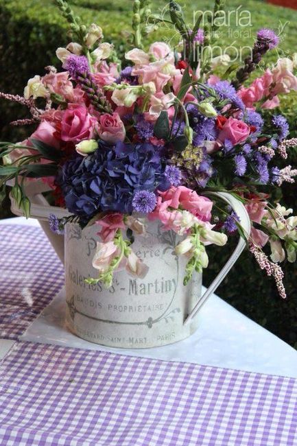 Centros de mesa vintage - 8