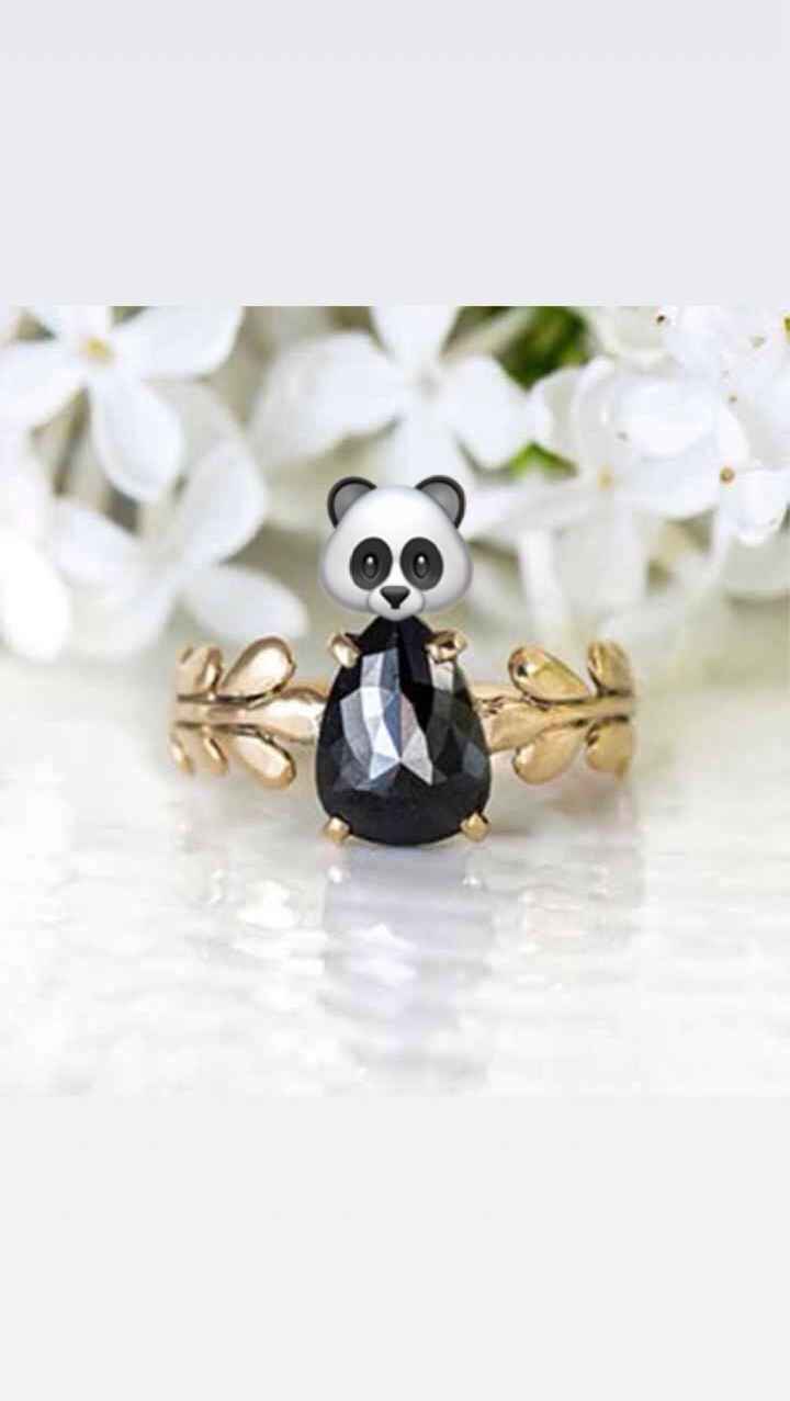  Anillos de compromiso negros 🖤💍🖤 - 1