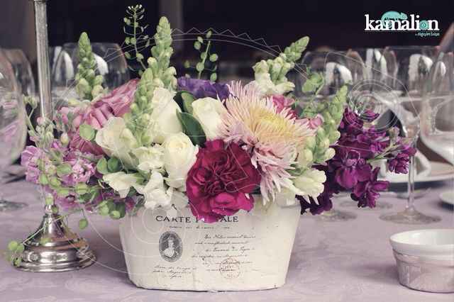 Centros de mesa vintage - 9