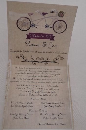 INVITACIONES ROSA ALPUCHE & JONATHAN