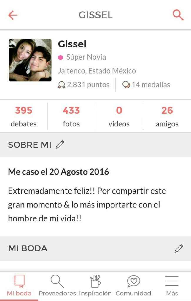 Yeii sÚper novia!! cuando pasó? - 1