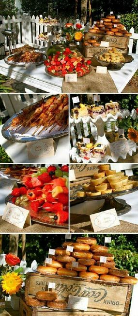 Brunch... mesa de dulces... break..!! ideas deliciosas - 25