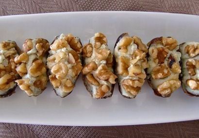 Dátiles rellenos de queso