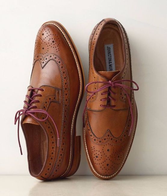 Zapatos cafés para el novio 2