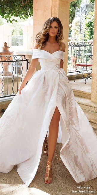 Vestido sin hombros