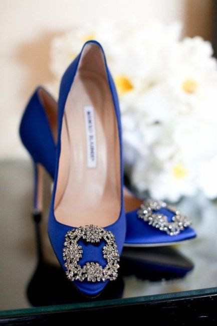 Zapatos azul