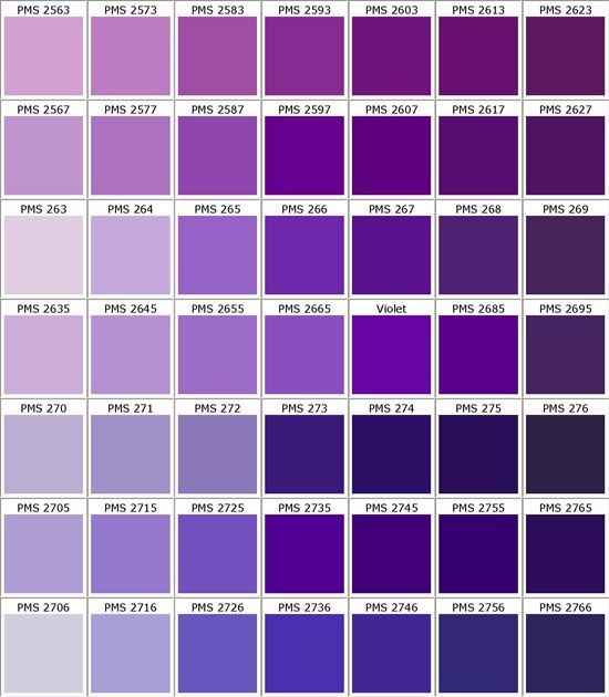 Pantone púrpura para vestidos de Damas