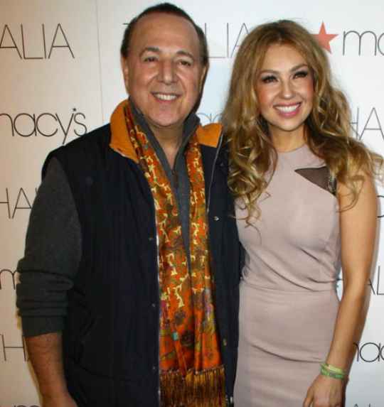 Thalía y Tommy Mottola. Él le lleva 21 años de diferencia pero eso parece no importar ¿Verdad?