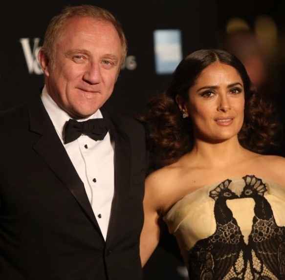Salma Hayek y François- Henri Pinault. Esta pareja se considera dispareja pero solo de apariencia po