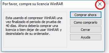 Se abrirá el contenido del archivo comprimido y en algunas ocasiones, aparece este mensaje. De ser a
