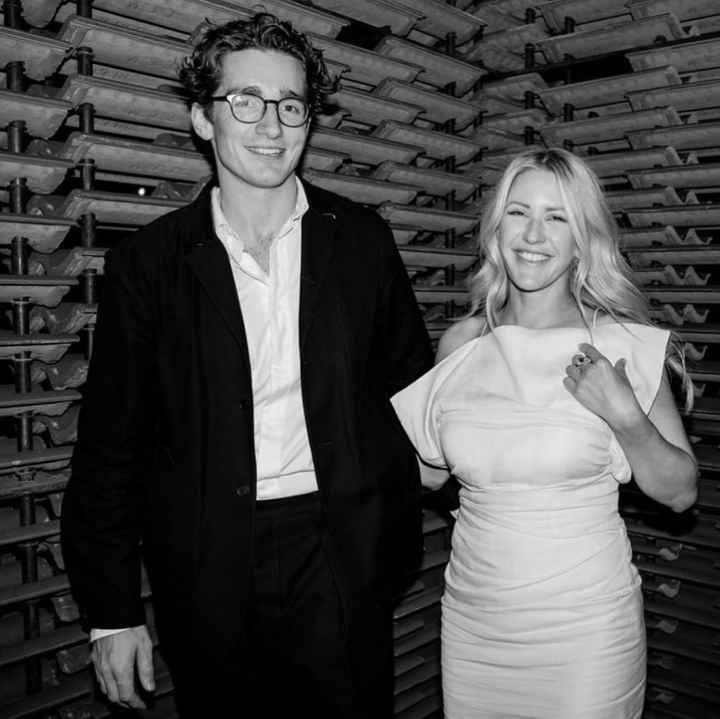Ellie Goulding y Caspar Jopling