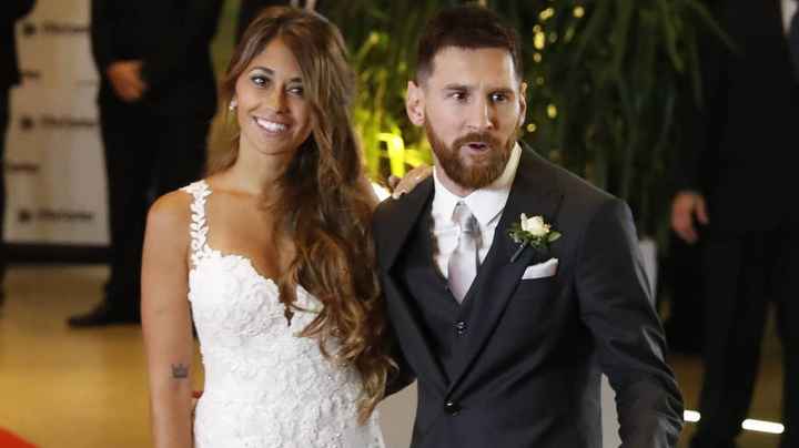 Lionel Messi cuando se casó con su amiga de toda la vida, Antonella Rocuzzo  