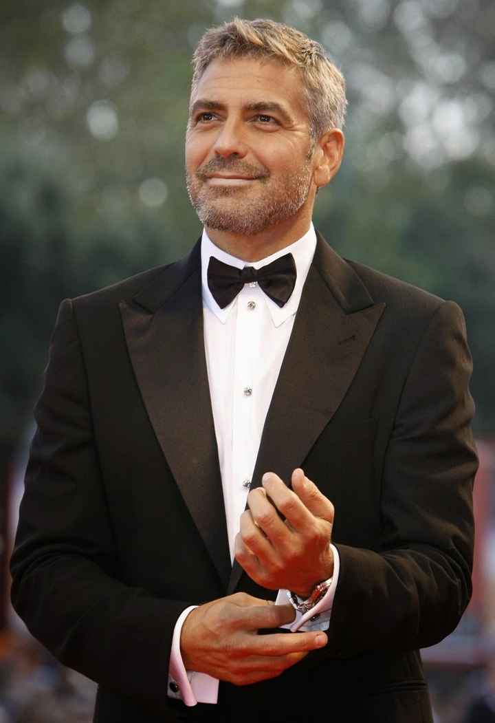 George Clooney quien se casó con la guapísima Amal  