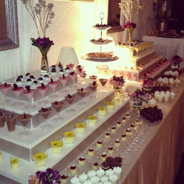 Mesa de dulces , botanas , frutas ,postres - 24