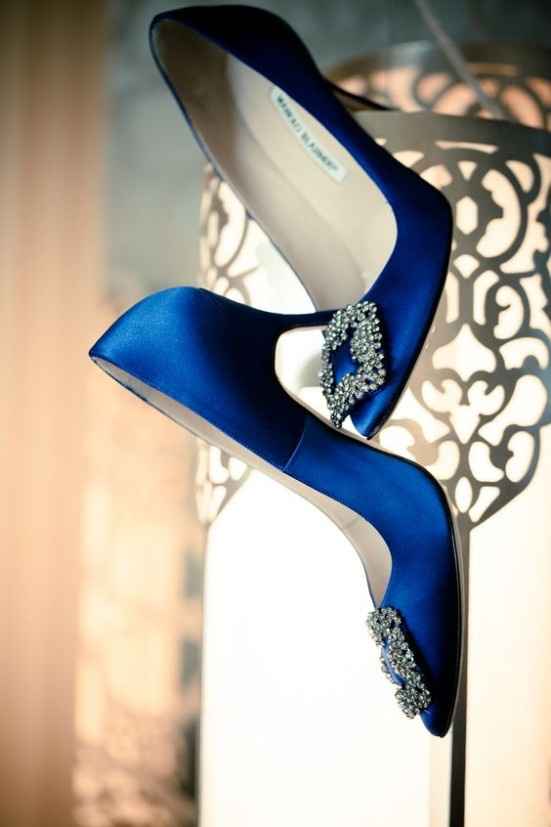 Zapatos azul