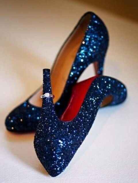 Zapatos azul