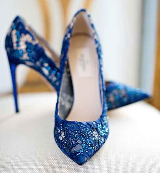 Zapatos azul