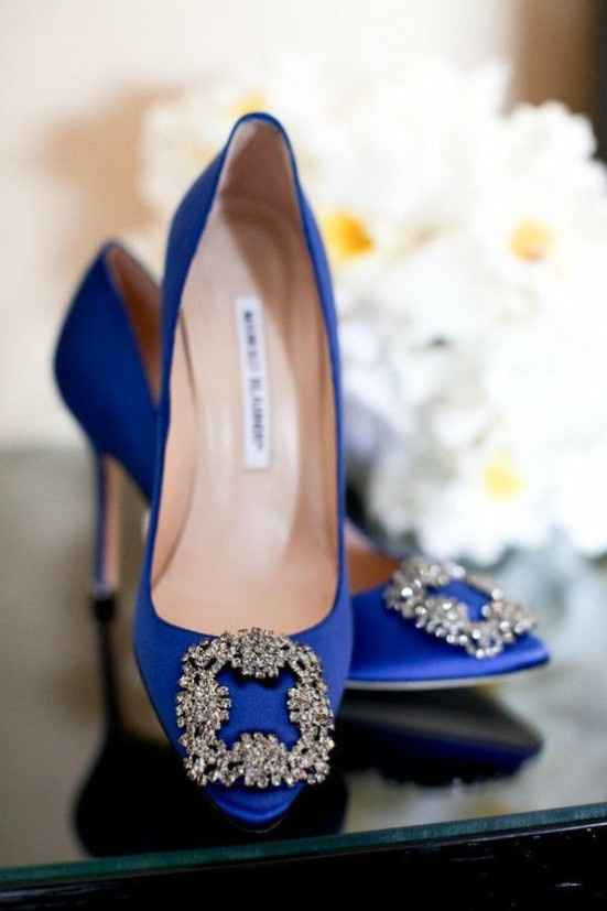 Zapatos azul