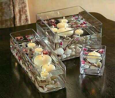  Centros de mesa con velas - 1
