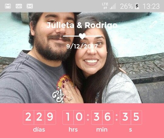 200 dias! 😊💍🍷💜 - 1