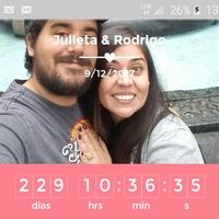 200 dias! 😊💍🍷💜 - 1