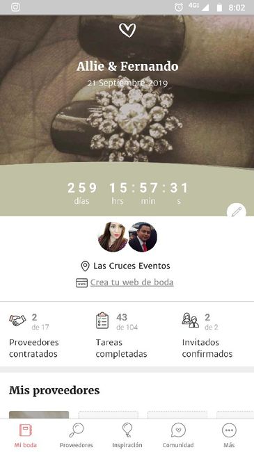 Mi marcador en el primer día del año 2019⏳👰🏻🤵🏻 - 1