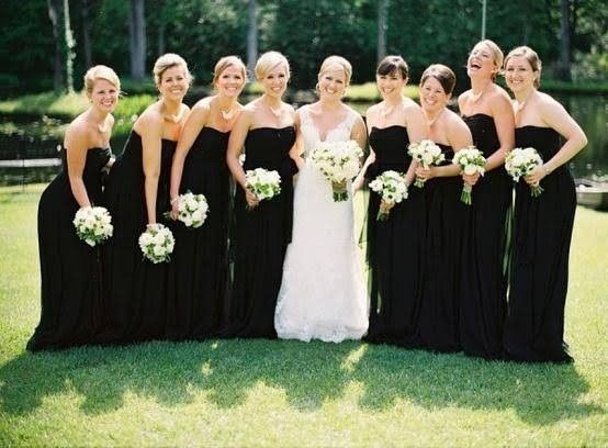 Boda con Damas en color negro😍 - 1