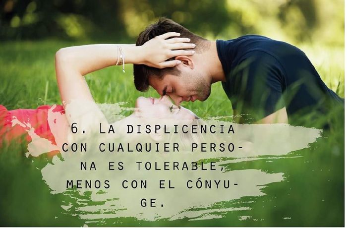 Los 10 mandamientos para un matrimonio. - 6
