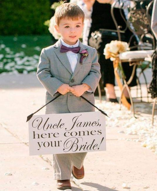 5 ideas muy originales para los pajes en tu boda - 4