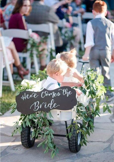 5 ideas muy originales para los pajes en tu boda - 6