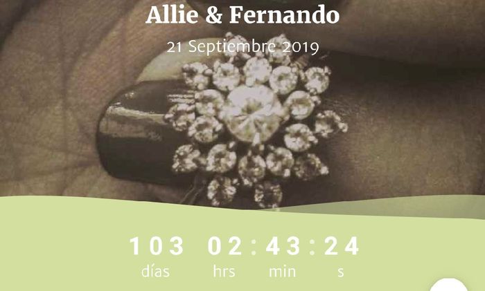 ¿Cuánto falta para el gran día? - 1