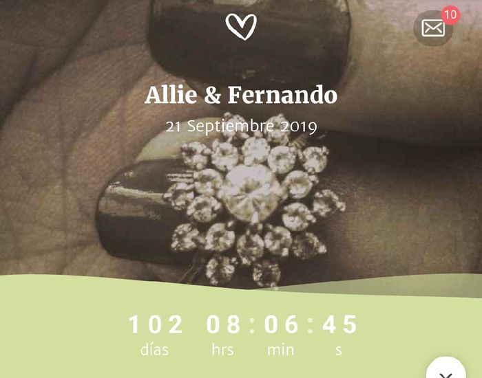 ¿Cuantos días faltan para tu boda y como te sientes? - 1