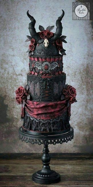 Boda estilo gótica🌹🖤 - 5