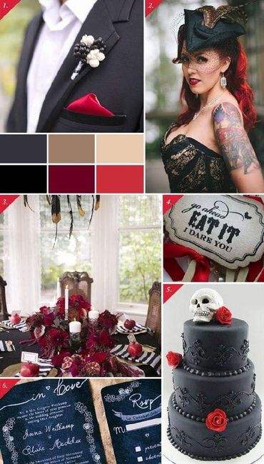 Boda estilo gótica🌹🖤 - 14