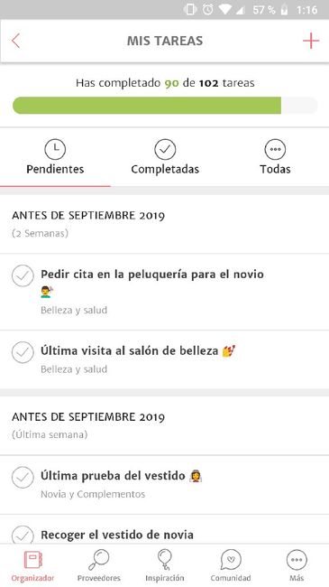 ¿Cuántas tareas llevas? - 2