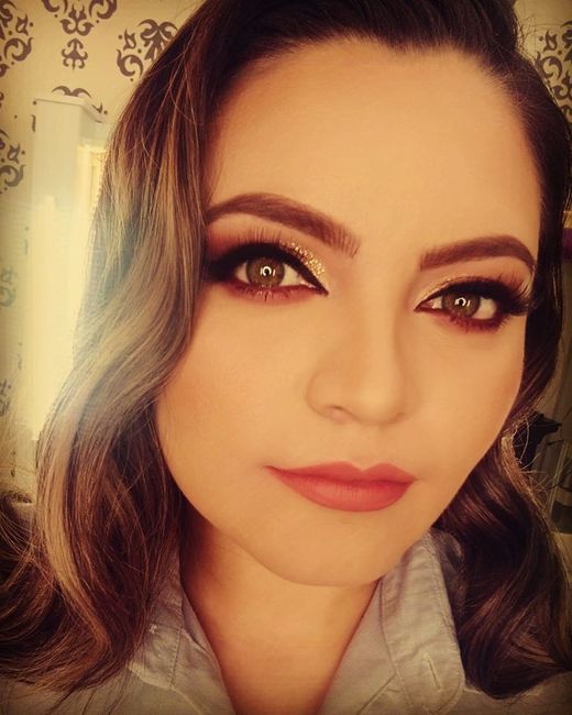 Mi prueba de maquillaje y peinado 