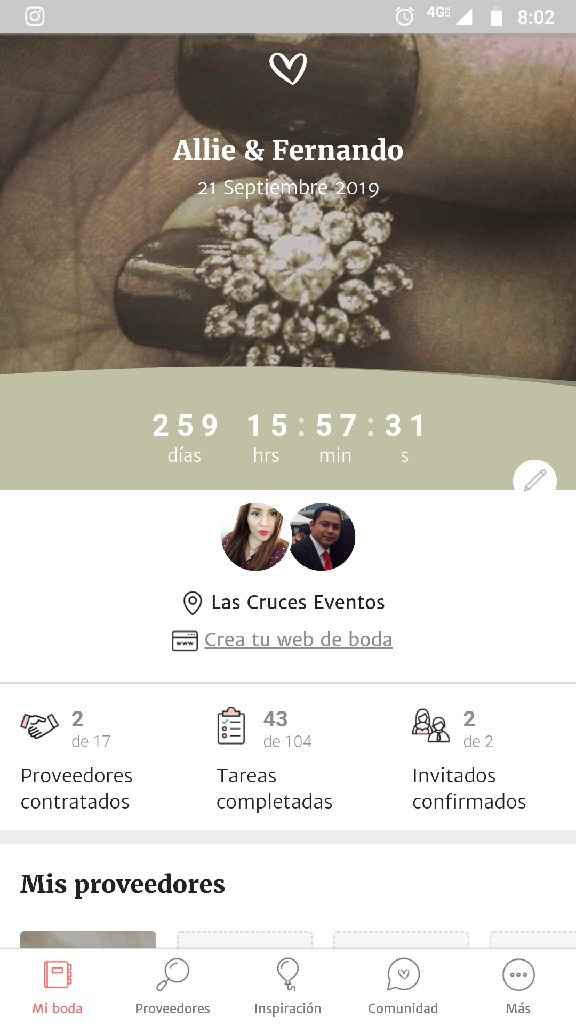 Mi marcador en el primer día del año 2019⏳👰🏻🤵🏻 - 1