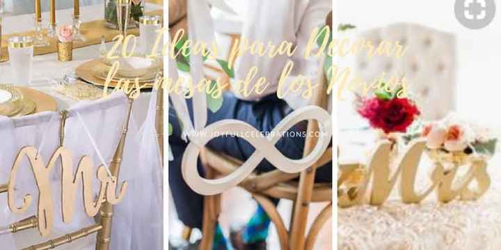 Mesa de novios - 3