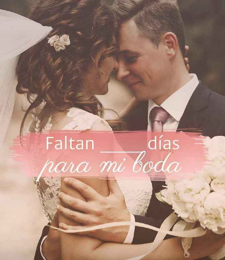 ¿A cuántos días de la boda? - 1